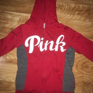 PINK Victorias Secret full zip hoodie